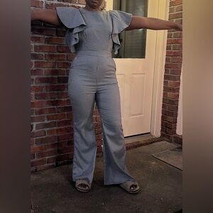 Gingham Plaid Jumpsuit